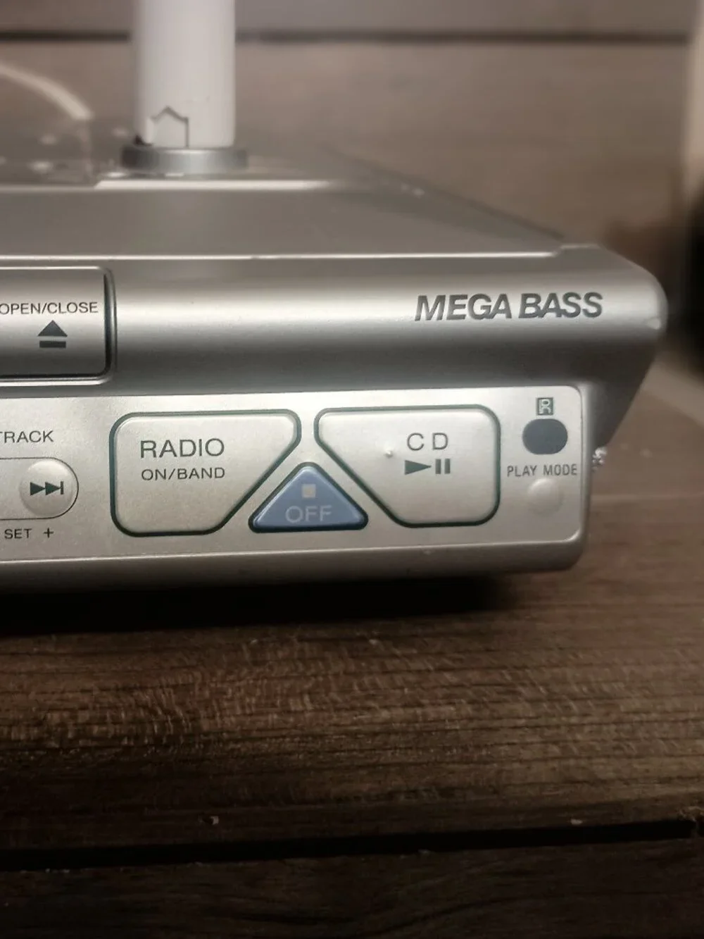 Sony Under Counter CD AM/FM Radio Player Model ICF-CD543RM Tested No Remote